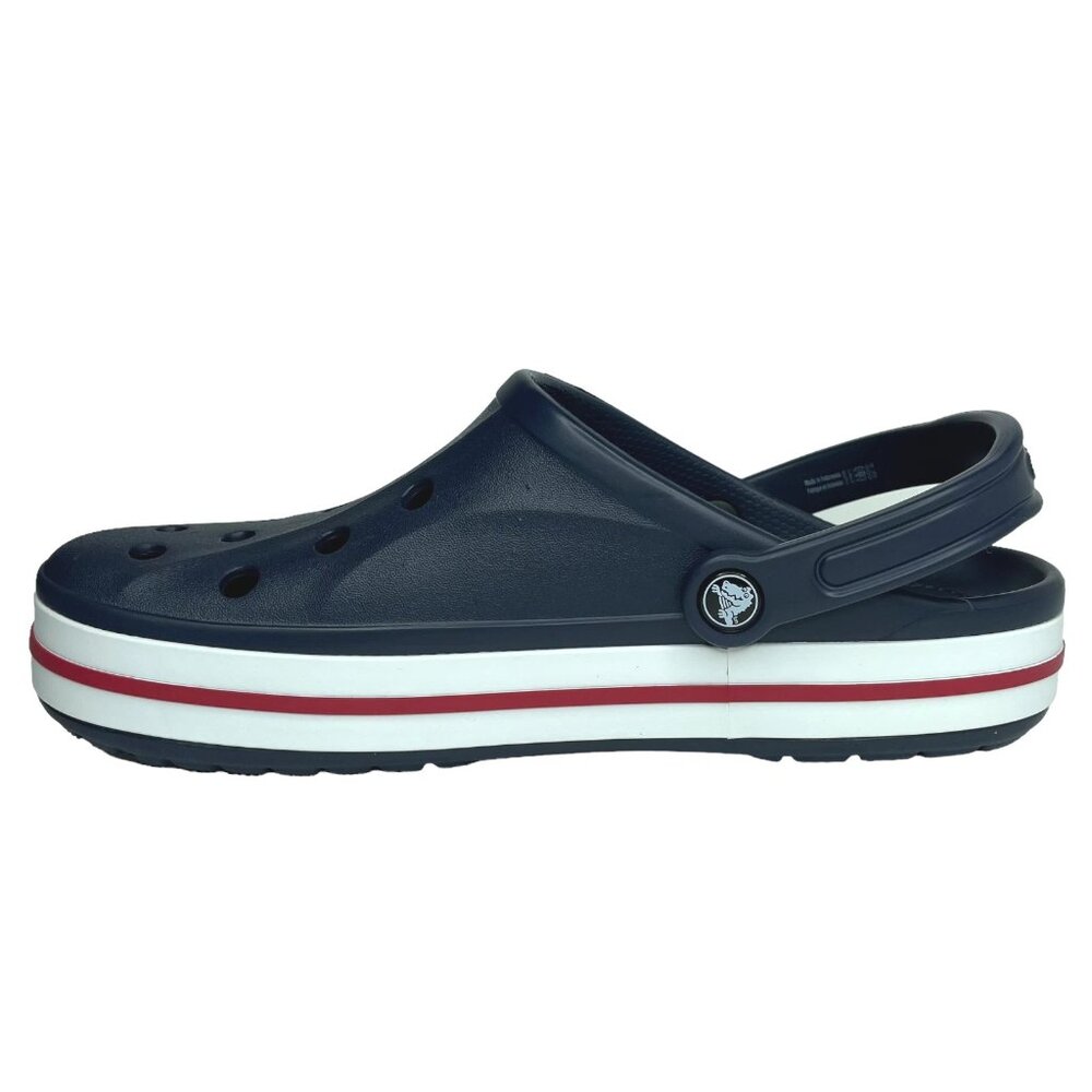 Crocs Bayaband Mens Slip-on Clog Size 10 Navy Blue Water Friendly Lightweight - Picture 4 of 14